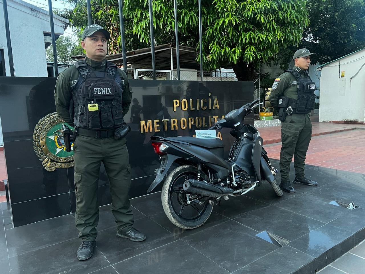 Motocicleta robada en Neiva es recuperada por la Policía