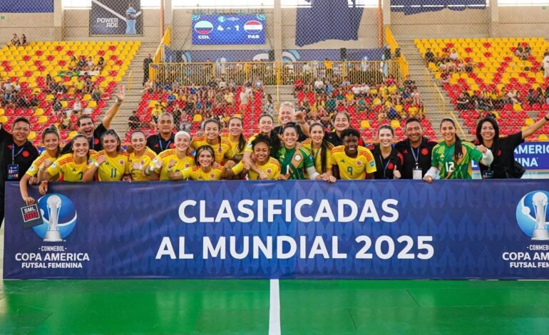 Colombia clasifica al Mundial Femenino de Futsal