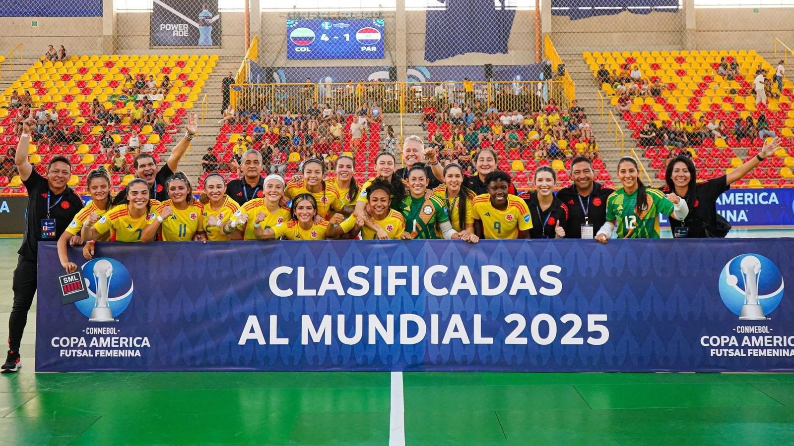 Colombia clasifica al Mundial Femenino de Futsal