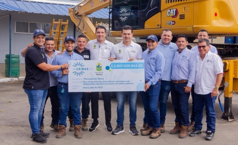 Las Ceibas EPN, ejemplo de eficiencia pública: entrega millonarias utilidades al municipio de Neiva