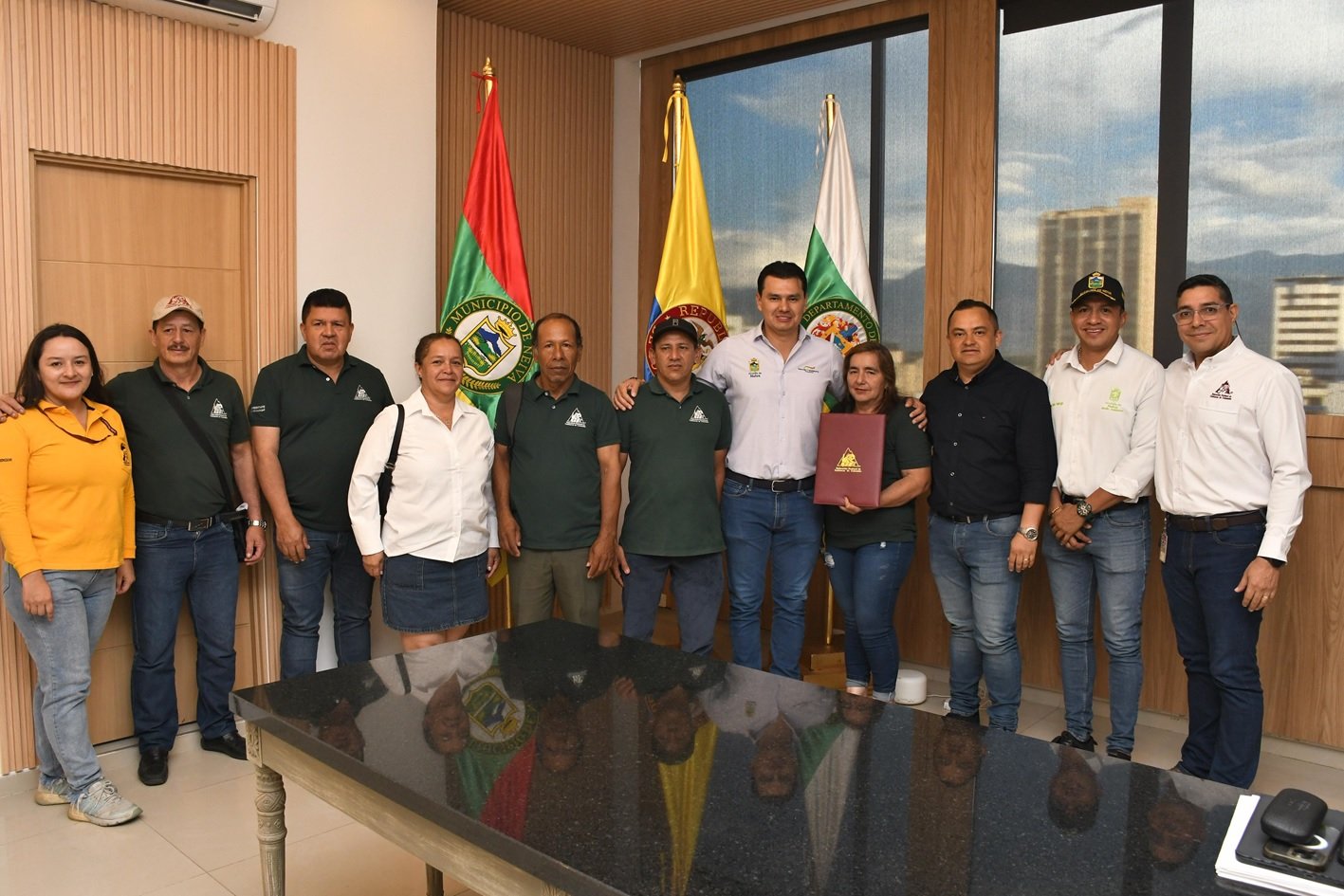 Alcaldía de Neiva inicia proyecto histórico de baterías sanitarias para corregimientos cafeteros